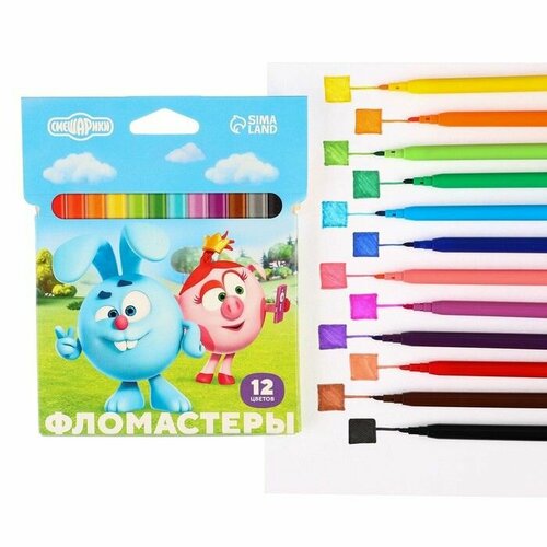 Фломастеры 12 цветов вентилируемый колпачок 500₽