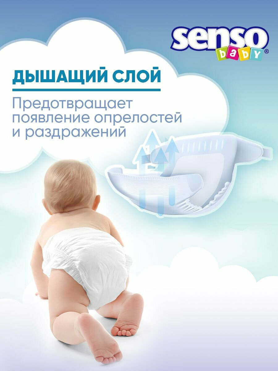 Подгузники Senso Baby Maxi 4 (7-18 кг), 66 шт. - фото №13