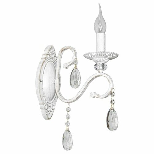 Бра de city аврора 1х60вт e14 белый 9312₽