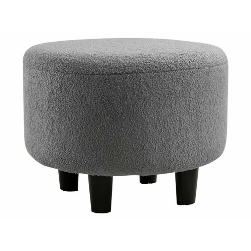 Пуфик НижегородмебельИК Шон Серый велюр букле 8710₽