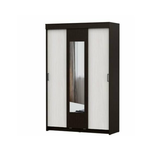 Шкаф-купе ШКП 2 ЛДСП белый 130x202x50 см 17916₽