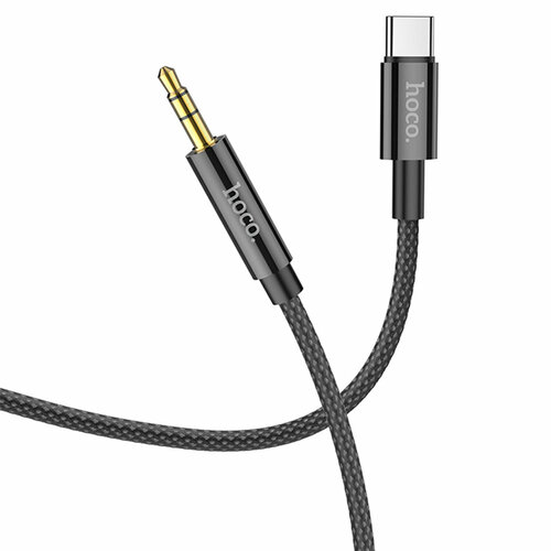 Аудиокабель HOCO UPA19 AUX Jack 35 m - Type-C m 1 м черный 2331₽