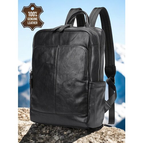 Рюкзак фактура зернистая чёрный 6959₽