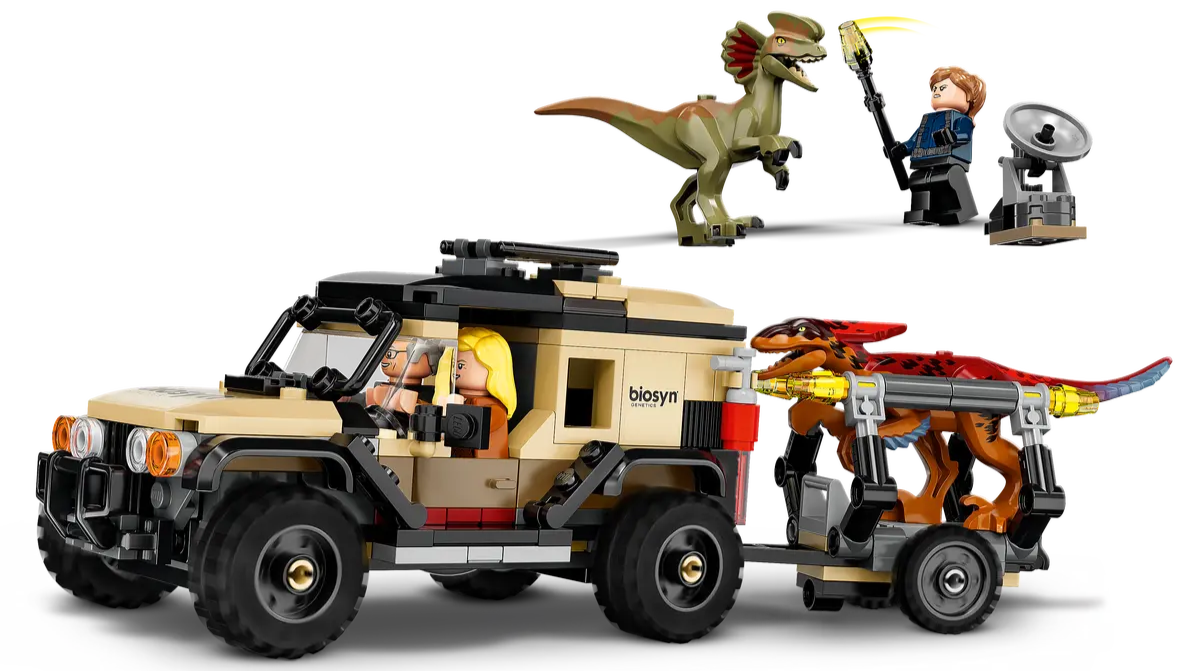 Конструктор LEGO Jurassic World™ 76951 Перевозка пирораптора и дилофозавра, 254 дет. — фото 1
