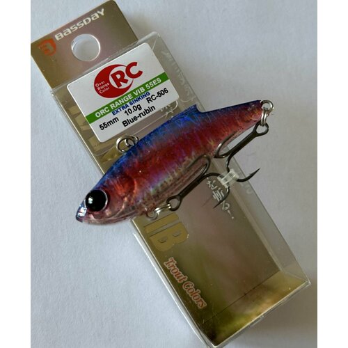 Новинка 2023 года! Раттлин Bassday Range Vib 55ES 10g цвет RC-506 #хищник