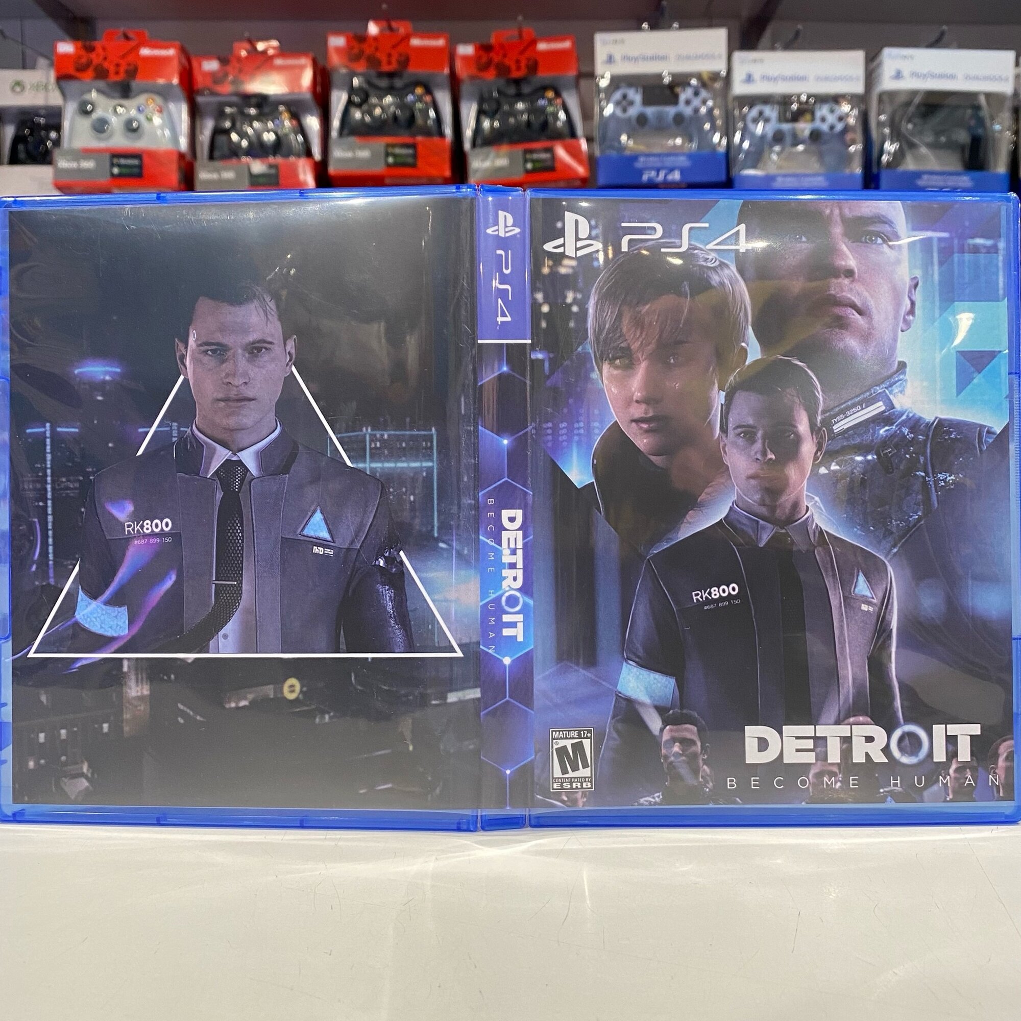 Игра Detroit: Become Human PS4 - Кастомная обложка для диска №1