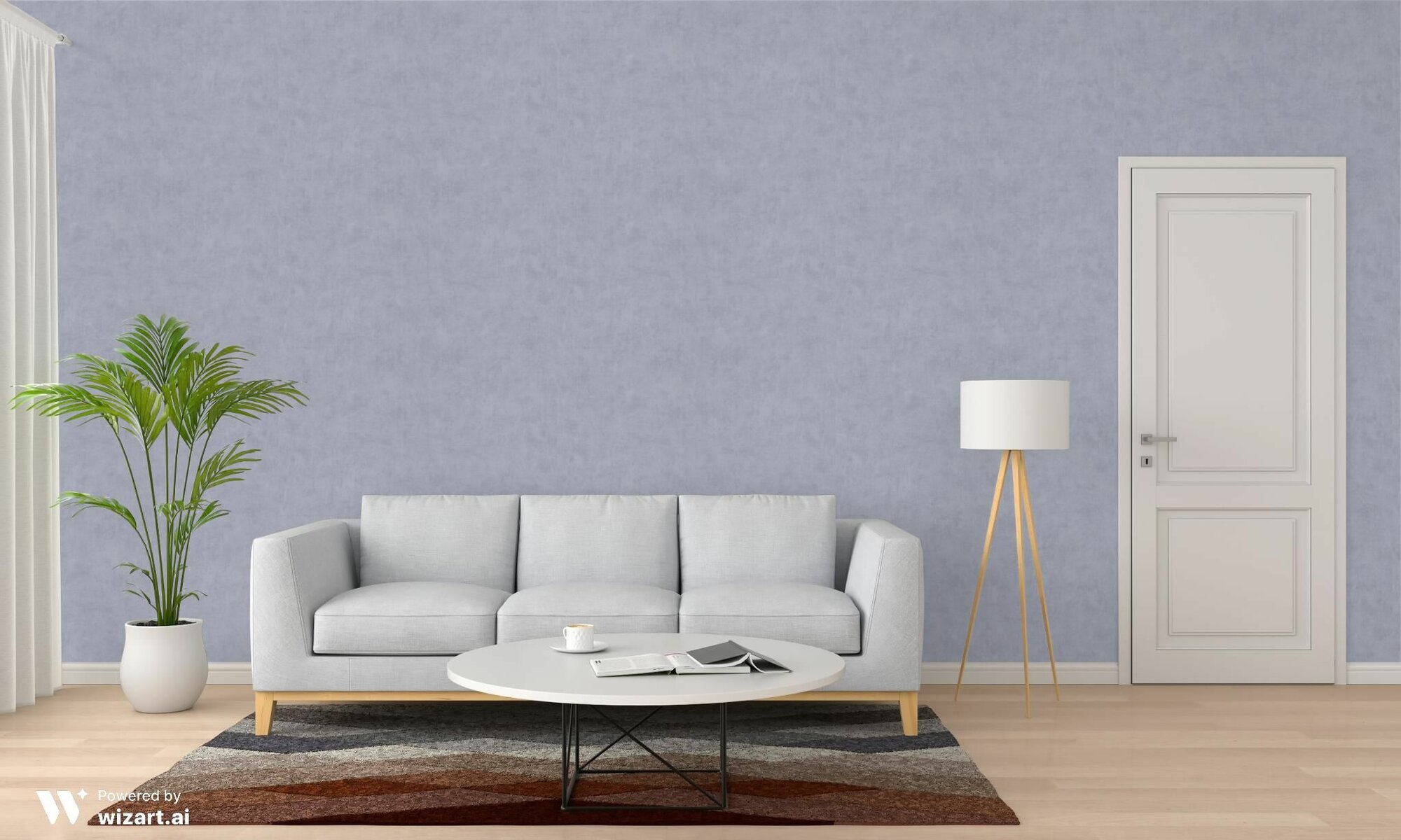 Обои флизелиновые метровые однотонные Элис1.06*10м серо-фиолетовые в гостиную спальню