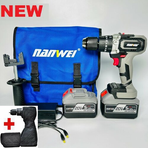 Шуруповерт для ледобура Нанвей 6 Ач с сумкой и чехлом 14500₽