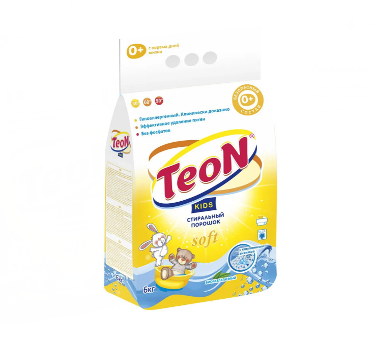 Стиральный порошок TEON Kids 6 кг