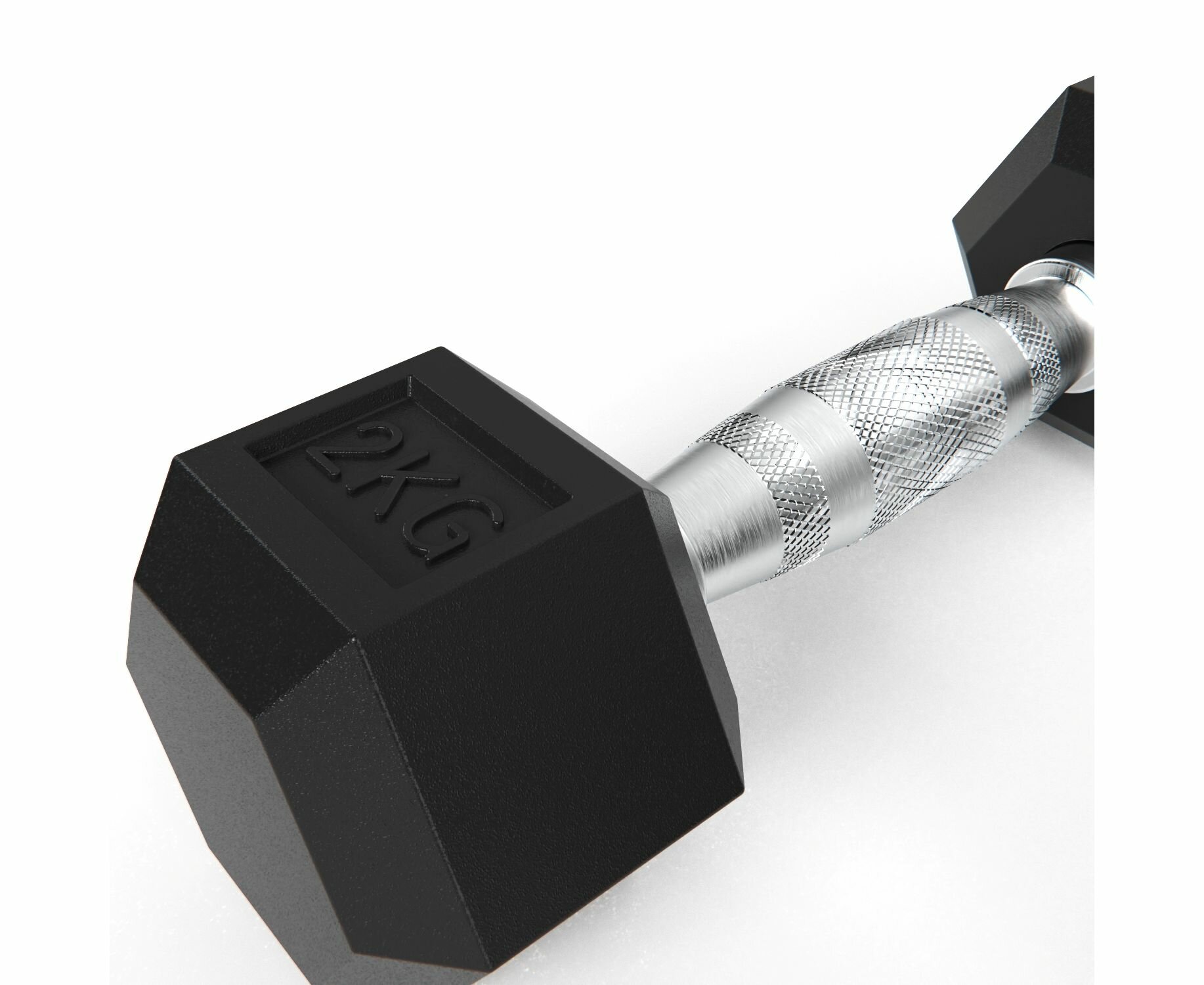 Гантели DFC Гексагональные, 2 шт. по 2 кг — фото 1