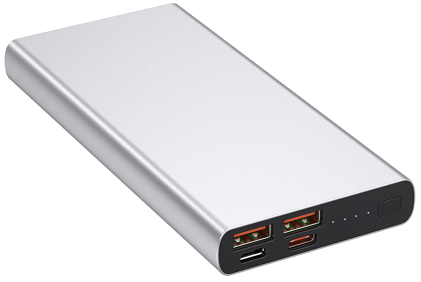 Внешний аккумулятор Hiper CORE 2XL Metal PowerBank серебристый 10000 мАч