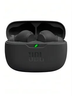 Беспроводные наушники JBL Wave Beam, с шумоподавлением, черные — фото 1