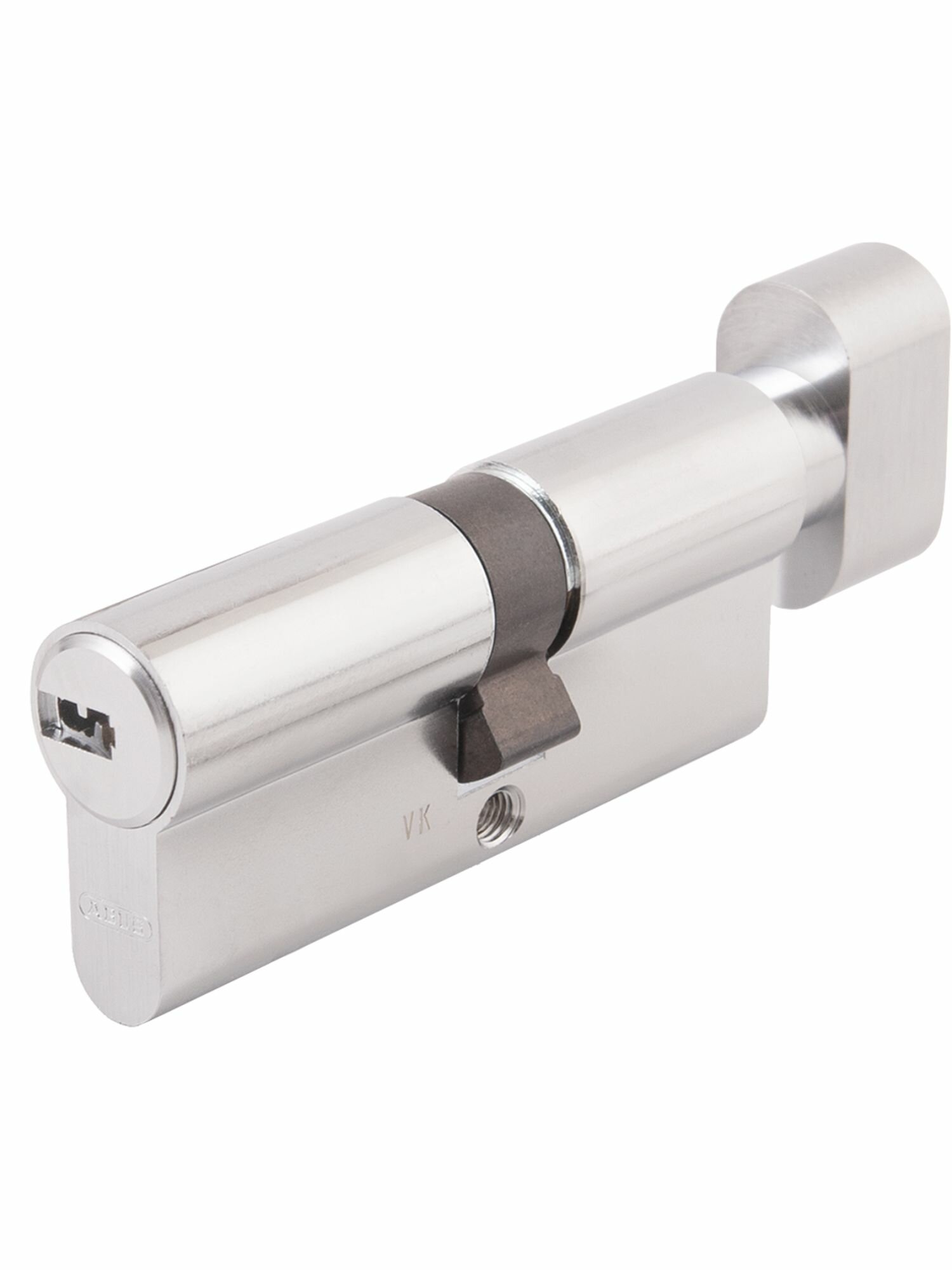 Цилиндр Abus KD6N Z35/K45 35x45 мм ключ/вертушка цвет никель