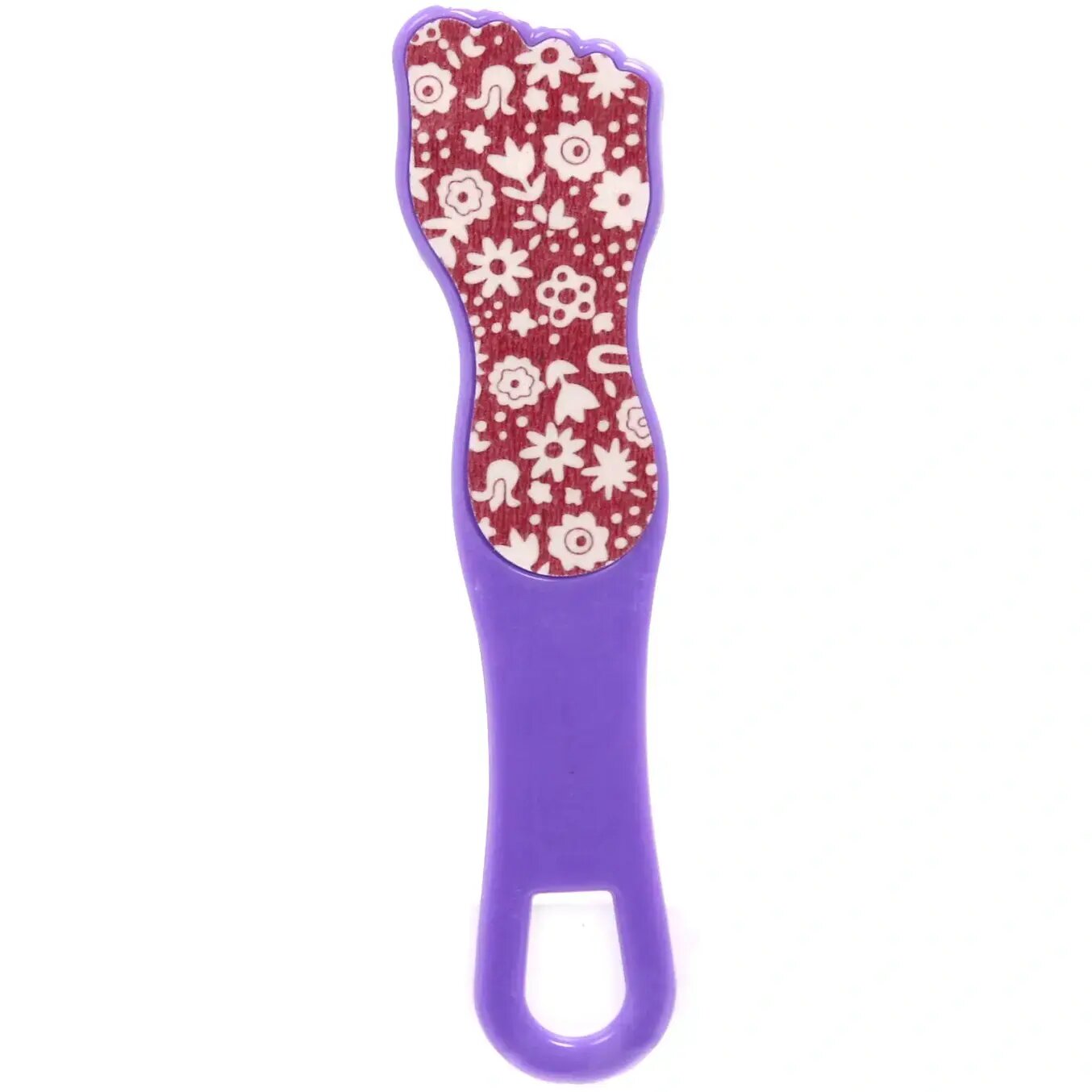 Шлифовка для ног двухсторонняя «Manicure set», цветной принт, 17см, удобство и качество