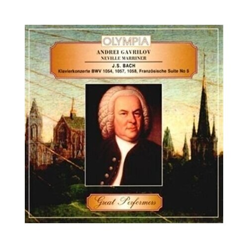 qp32006 розовые киперные ленты dr f i d vii для любых моделей AUDIO CD Andrei Gavrilov, Neville Marriner, J. S. Bach - Klavierkonzerte BWV 1054, 1057, 1058, Franzosische Suite No. 5. 1 CD