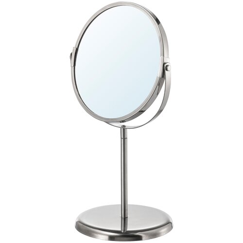 зеркало увеличительное двустороннее подвесное art ИКЕА Зеркало настольное ТРЕНСУМ Зеркало настольное ТРЕНСУМ, серебристый