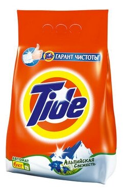 Стиральный порошок Tide Альпийская свежесть, для белых тканей, 6 кг - фото №17