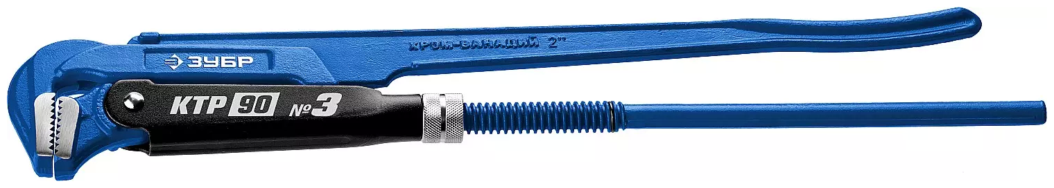 ЗУБР КТР-90, №3, ключ трубный, прямые губки ( 27335-3_z02 )