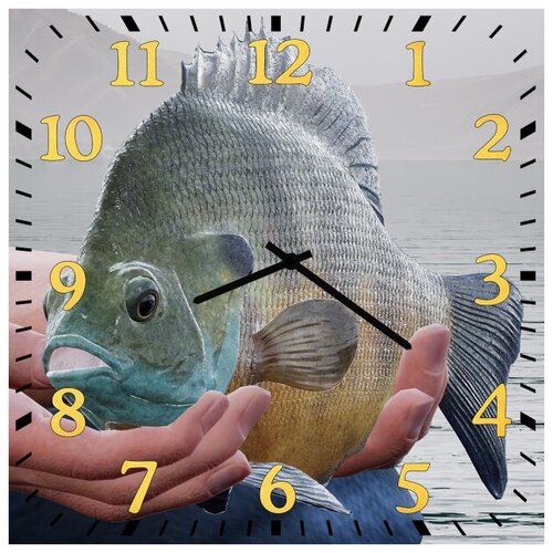 фото Svs настенные часы svs 4002090 рыба