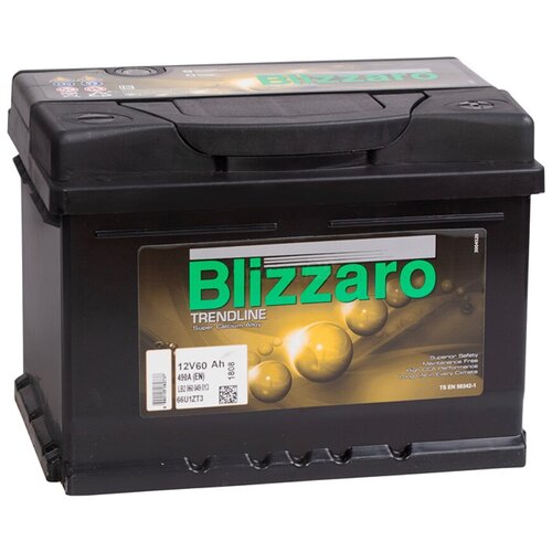 Автомобильный аккумулятор Blizzaro TrendLine 60Ah 540A 242x175x190 прямая полярность (-/+)
