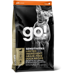 GO! Solutions Беззерновой для Щенков и Собак со свежей Уткой для чувствительного пищеварения (GO! SENSITIVITIES Limited Ingredient Grain Free Duck Recipe DF 24/12) - изображение