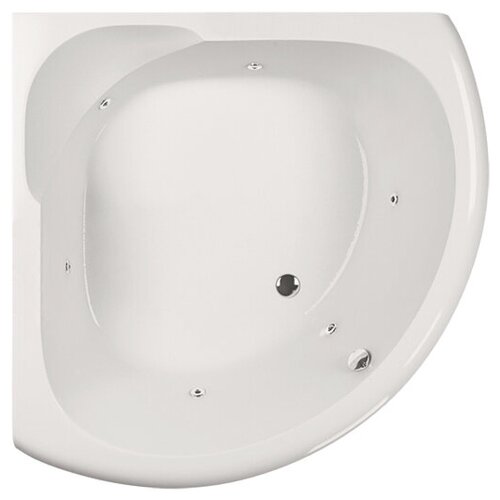 Акриловая ванна Акватика Тема 140х140 на каркасе