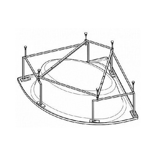 Монтажный комплект для ванны Santek Канны 150х150