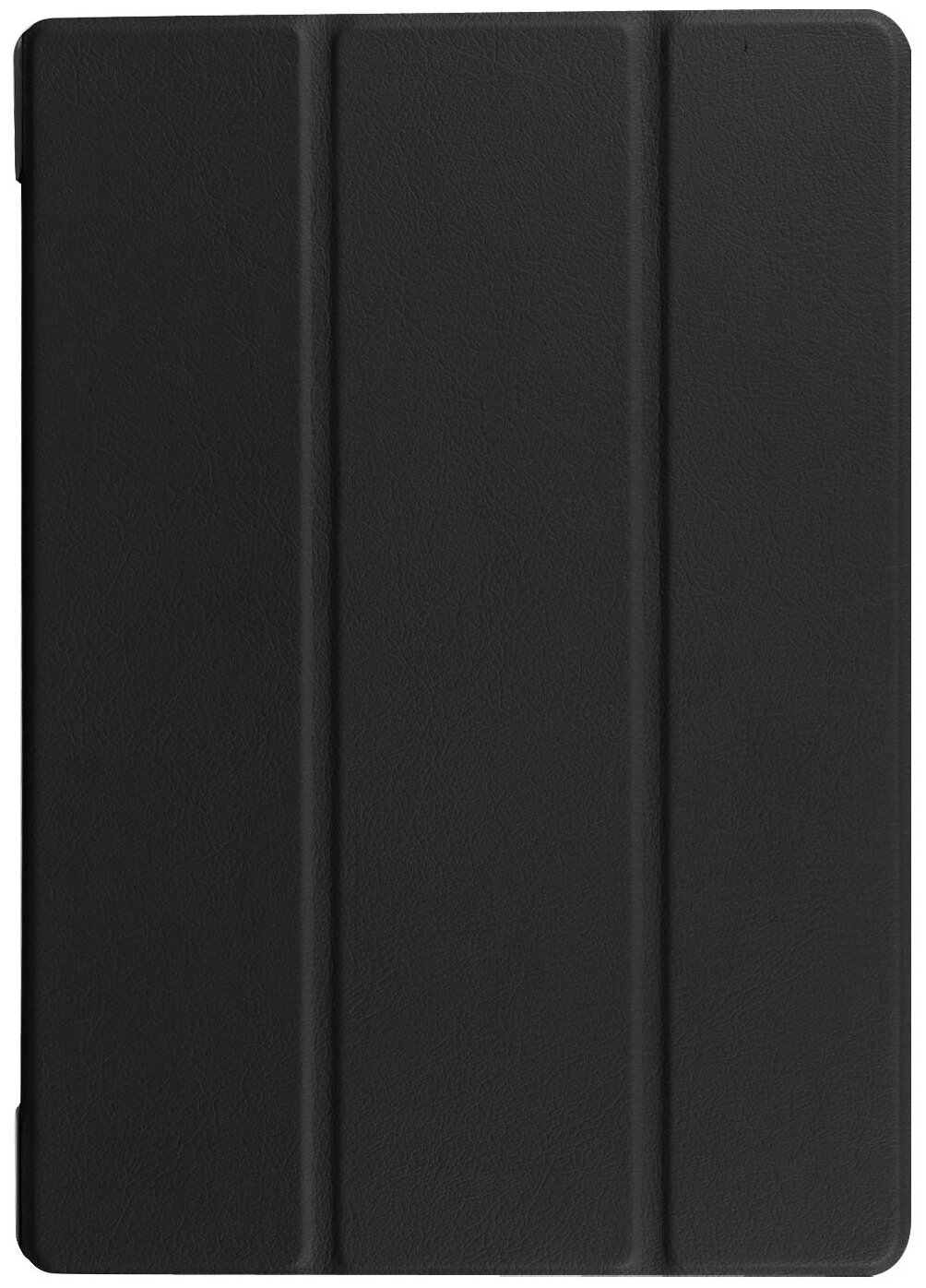 Чехол-обложка MyPads для Lenovo TB-8703N / X (ZA230018RU) тонкий умный кожаный на пластиковой основе с трансформацией в подставку черный