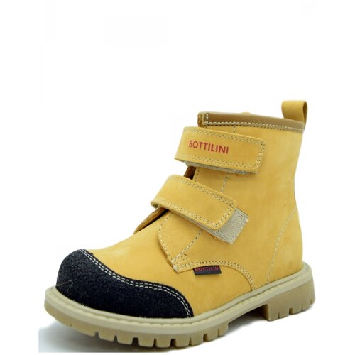 фото Bottilini bl-144(1)-бv детские сапоги желтый натуральная кожа, размер 26