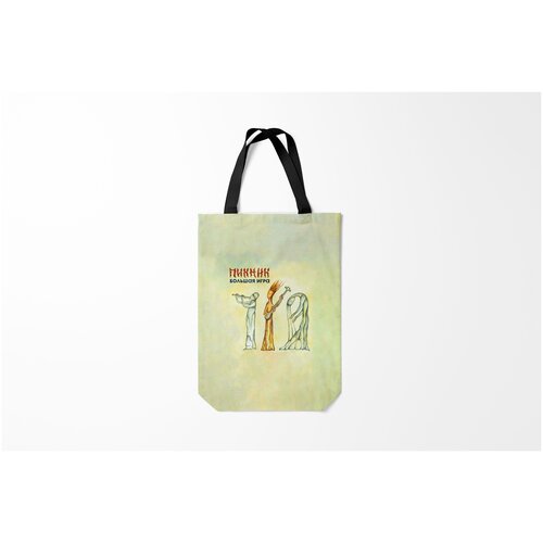 фото Сумка-шоппер / 31х42 см / рок / пикник большая игра burnettie