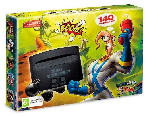   16 bit Super Drive Earthworm Jim (140  1) + 140   + 2  ()