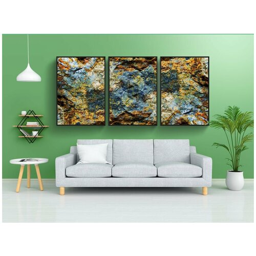 фото Набор модулных постеров для интерьера "исчисление, текстура, структура" 60x90 см. в тубусе, без рамки lotsprints