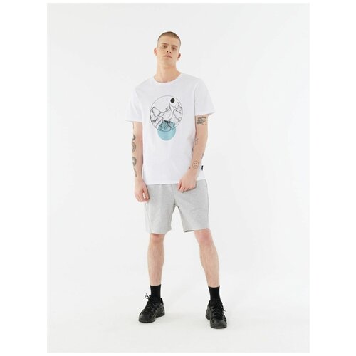 фото Футболка outhorn men's t- shirt белый s hol21- tsm606-10s