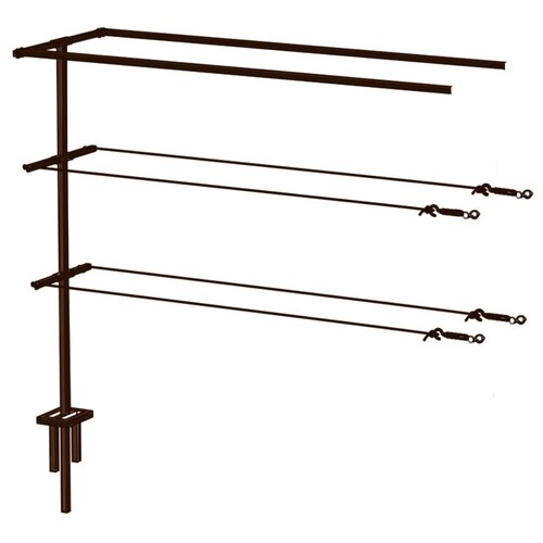 Комплект удлинения коричневый на шпалеры 2м-3м