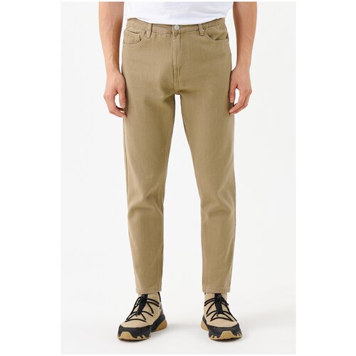 брюки мужские befree, цвет: нуга, размер XS бежевого цвета