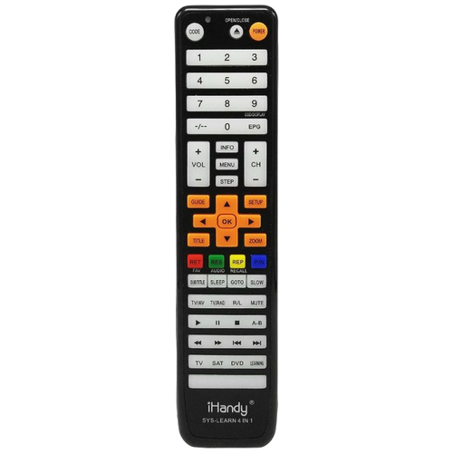 универсальный пульт ihandy crc707v для телевизоров различных брендов IHandy AUN0449, черный