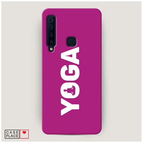 фото Чехол пластиковый samsung galaxy a9 2018 йога розовый case place