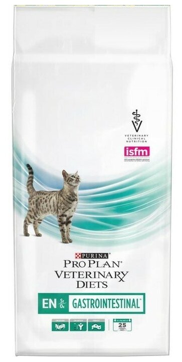 Pro Plan Veterinary Diets / Сухой корм EN GASTROINTESTINAL для кошек при расстройствах пищеварения, 1.5кг - фотография № 14