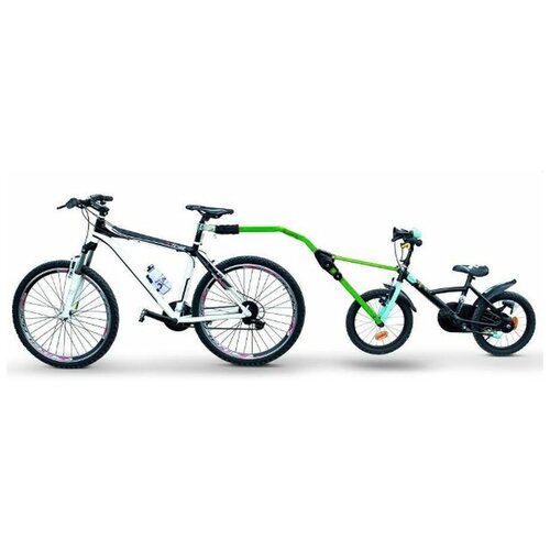 Прицепное устройство PERUZZO Trail Angel детского велосипеда к взрослому (зеленое)