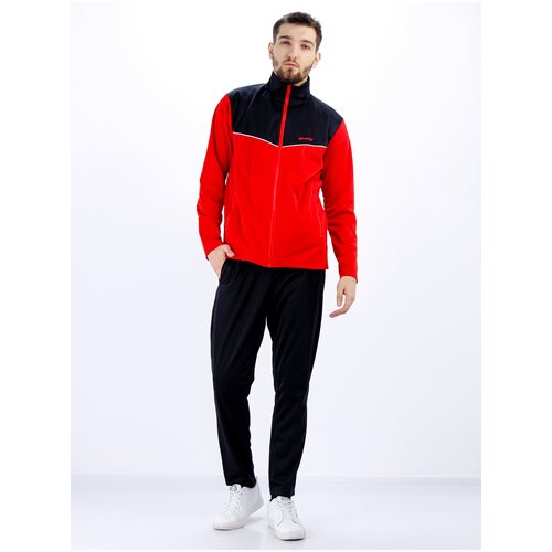 SANGERstyle Толстовка муж эластик /9107/черный-красный/ 50