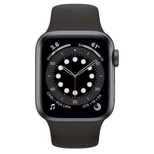 Apple Watch SE GPS 44мм Aluminum Case with Sport Band серый космосчерный MYDT2 3299000₽
