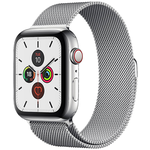 Ремешок миланская петля для Apple Watch 42-44-45 mm, Series 1-7, SE/Металлический браслет(milanese loop)для смарт часов Эпл Вотч - изображение