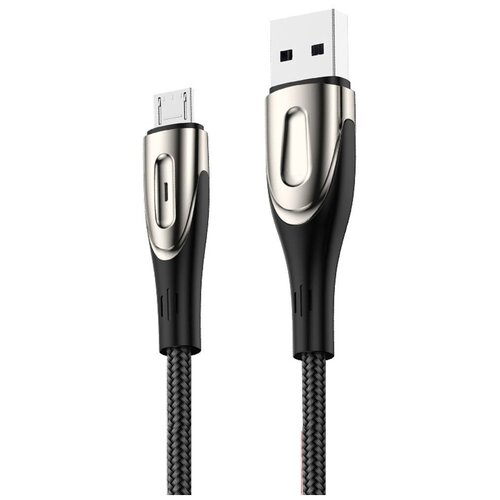 Joyroom / Кабель для зарядки / Кабель для зарядки Micro USB 1.2м 3A в оплетке черный S-M411