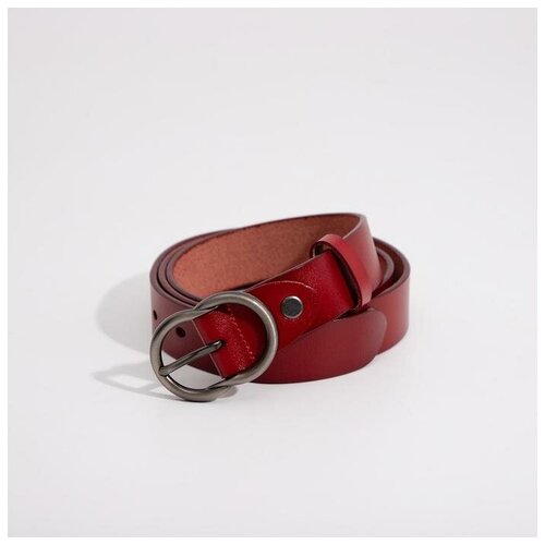 фото Ремень металл, для женщин, красный no name