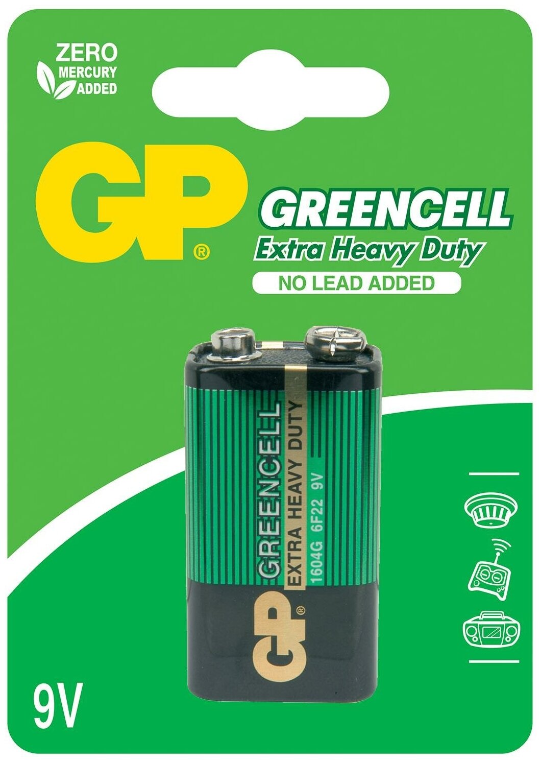 Батарейка GP 1604G-B 6F22 1 шт - фото №18