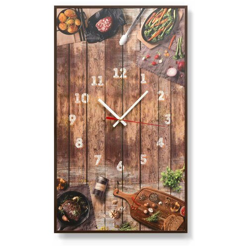 фото Настенные часы "tasty food" 58*34 3d decor