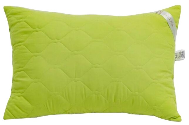 Подушка crinkle line иск.лебяжий пух, микрофибра, пэ 100%, 50x70, зеленый