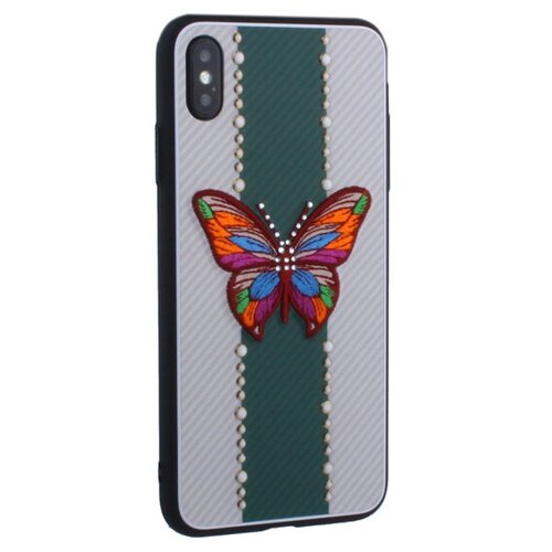 фото Чехол для iphone xs max (6.5") totu butterfly love series -019 бабочка green totu design