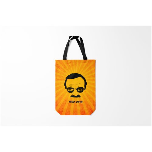 фото Сумка-шоппер / 31х42 см / знаменитости / стэн ли stan lee 1922 2018 burnettie