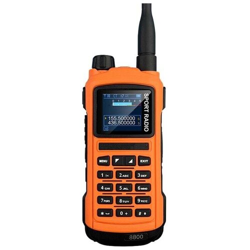 Рация Flight 8800 Жёлтая 136-174400-520 МГц128 кан5 Вт 2000мАчBluetooth 1124100₽